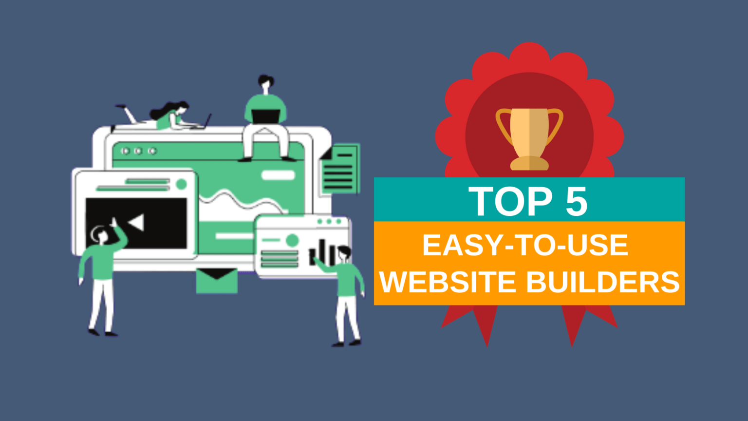 Top 5 easy-to-use websites builder.